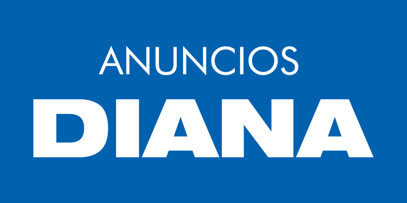 Logo con fondo de Anuncios Diana Málaga
